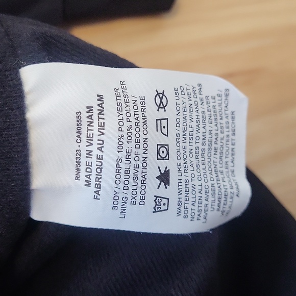 Nike Kids Black hooded Jacket sz M - Picture 4 of 4